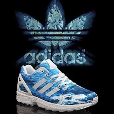 Adidas Zx Flux Black And Rose Gold Uk Uk Sale Adidas Originals Zx Flux Limited Edition Ocean Blue White Womens Running Trainers Adidas Zx Flux Adidas Adidas Zx