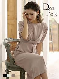 膝 丈 ワンピース 韓国