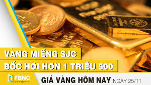 Gia Vang Hom Nay 25 11 Vang Miếng Sjc Bốc Hơi Hơn 1 Triệu 500 Chỉ Trong 2 Ngay Fbnc Youtube