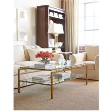 When you buy a hickory white coffee table online from wayfair, we make it as easy as possible for you to find out when your product will be delivered. Hickory Chair Suzanne Kasler Montpelier Cocktail Table With Clear Glass Top Shelf Original Price 4 723 00 Design Plus Gallery