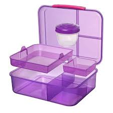 Sistema Bento Lunch To Go Lunchbox Multi Compartment Assorted Color 1 Count Walmart Com Bento Lunch Bento Box Lunch To Go