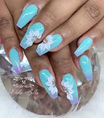 We collected so many styles of long acrylic nails for girls before. Updated 50 Eye Catching Aqua Nails August 2020