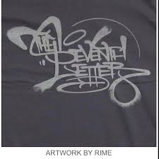 The seventh letter of 'the alphabet'? The Seventh Letter Graffiti Tee Graffiti Alphabet Lettering Graffiti