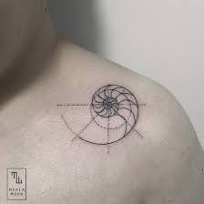 Fibonacci Tattoo On Pinterest Golden Ratio Tattoo Shell Tattoos And Spiral Tattoos Fibonacci Tattoo Tattoo Designs Men
