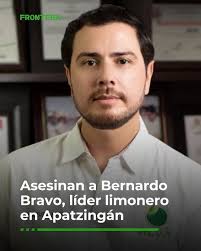 🍋 Bernardo Bravo Manríquez, conocido como emprendedor y “orgullosamente  limonero”, fue encontrado sin vida este lunes dentro de su camioneta en  Apatzingán. Había sido privado de la libertad el domingo. 🌱 Nacido