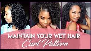 Only the ends would have a chance or remaining curly. 6 Ways To Maintain Your Wet Hair Curl Pattern