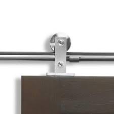 How to install barn door hardware and diy barn doors. Colonial Elegance 78 5 8 Steel Sliding Barn Door Hardware Kit At Menards