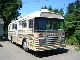 Image result for Blue 1970 Motor Home