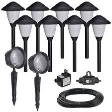 Patriot Lighting Gilcrest Low Voltage Led Landscape Light Set 10 Pack At Menards