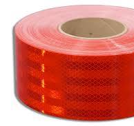 EQ-1222 3M Conspicuity Tape, Reflective Solid Red, 3"x150'