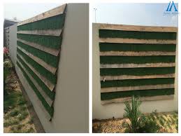 And such wall designs can be affordable too! Boundary Wall Design Idea Of Recently Constructed House In Sialkot Pakistan By Ameradnan Com Garage Door Design Wall Design Boundary Wall Design