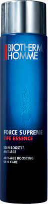 Our force supreme life essence for men is a water like texture booster containing 5% of life plankton for the ultimate skin regeneration treatment and with the power of life plankton™, force supreme life essence visibly boosts skin's youthful look, reducing major signs of aging. Biotherm Force Supreme Homme Lotion Life Essence 100 Ml Lyko Com