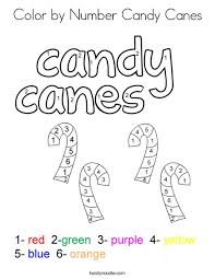 Print the black and white images as candy cane coloring pages for kids. Color By Number Candy Canes Coloring Page Twisty Noodle
