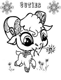 Cute Big Eyed Goat Coloring Pages Color Luna Animal Coloring Pages Animal Coloring Books Detailed Coloring Pages