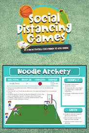 Looking for the best pool noodle games? 24 Social Distancing Games For Kids In 2021 Outdoor School Activities School Age Games School Age Activities