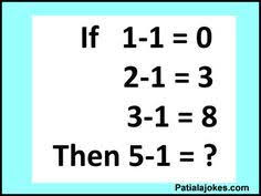 If 110213318then 51 Math Riddles With Answers