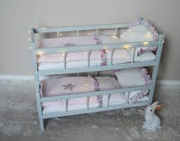 Lits Superposes Pour Poupee Habillage Liberty Felicite Rose Etsy Home Decor Items Woodland Rabbit Changing Table