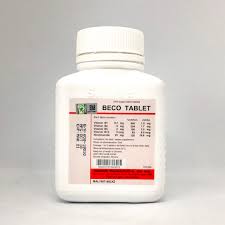 Vitamin and supplement vitamin b complex capsules tablet for health care. Beco Vitamin B Complex Tablets Loose E Farmasi Com My