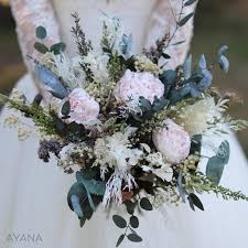 Bridal Bouquet Gstaad Peony Bride Bouquet Dried Etsy In 2020 Bridal Bouquet Preserved Flowers Bouquet Wedding Bouquets