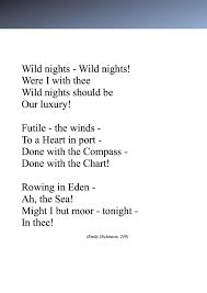 Notti Selvagge Notti Selvagge Fossi Io Con Te Notti Selvagge Sarebbero La Nostra Volutta Futili I Emily Dickinson Dickinson Poems Emily Dickinson Poetry