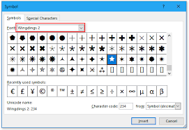 All the icons for the wingdings and webdings fonts. 2 Simple Ways To Insert Star Symbol In Excel