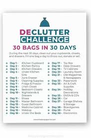 Declutter The Easy Way Just 30 Bags In 30 Days Free Challenge In 2021 Declutter Decluttering Ideas Feeling Overwhelmed Declutter Challenge