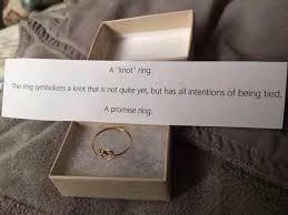 Pin By Shayna S On Memes And Quotes Promise Rings Knot Ring Promise Engagement