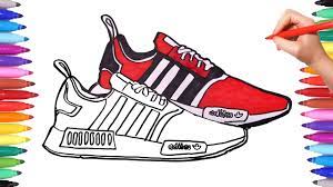 Facebook is showing information to help you better understand the purpose. How To Draw Shoes Shoes Coloring Pages Coloring Sneakers Trainers Adidas Shoes Learn Drawing Youtube