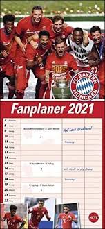 Kalender bayern 2021 passend auf eine seite ausdrucken. Fc Bayern Munchen Fanplaner Kalender 2021 Viel Platz Fur Eintragungen Mit Spielergeburtstagen Und Viel Platz Fur Eintragungen Von Heye