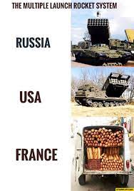 The post forget meme stocks: The Multiple Launch Rocket System Russia Usa France Baguettes Comparison Starecat Com