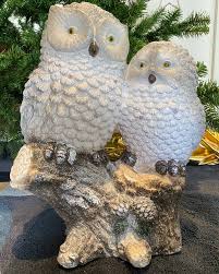 Die belgier hatten durchaus noch mehr gelegenheiten, die aber. Formano Deko Eulen Paar Aus Magnesia Mit Led Licht 43x34cm 1 Stuck Weiss Braun Dekofabrik De