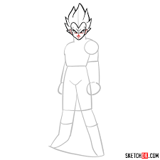 Check spelling or type a new query. How To Draw Vegeta Dragon Ball Anime Sketchok Easy Drawing Guides