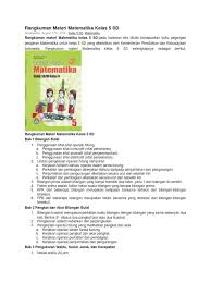 Buku rita … dari buku doni. Rangkuman Materi Matematika Kelas 5 Sd