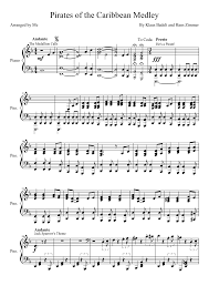 Licensed to virtual sheet music® by hal leonard® publishing company. Pirates Of The Caribbean Medley Piano Music Violin Music Sheet Music