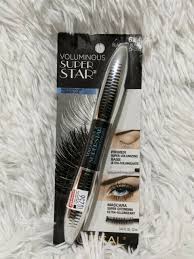 Ophthalmologist and allergy tested, suitable for sensitive eyes and contact lens wearers. Loreal Voluminous Super Star Waterproof Mascara 624 Blackest Black For Sale Online Ebay