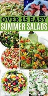 Summer Salad Recipes 15 Of The Best Easy Summer Salads Summer Salad Recipes Summer Salads Easy Summer Salads