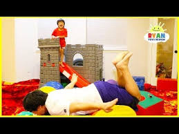 The Floor Is Lava Challenge Pretend Playtime With Ryan Toysreview Youtube The Floor Is Lava Ryan Toysreview Pretend