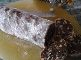 Saucisson De Noel Recette Patisseries Sucrees Alimentation Recette Saucisson