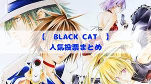 BLACK CAT】第２回キャラクター人気投票まとめ | カモのなんでもランキング↝