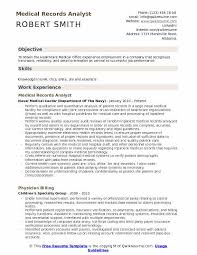 Medical Records Analyst Resume Samples Qwikresume