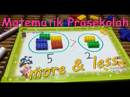 Berikut merupakan latihan matematik yang sesuai untuk murid prasekolah / tadika. Banyak Dan Sedikit Awal Matematik Prasekolah Youtube