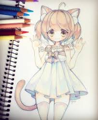 I Kind Of Wished I Bought A Set Of Prismacolors Instead Of Individual Pencils Uwu I Only Have About 15 Pencils At Dibujos Kawaii Dibujos Chibi Dibujos De Anime