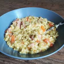 Erbsen Mohren Risotto Von Zeraneve Chefkoch In 2020 Mohren Risotto Erbsen