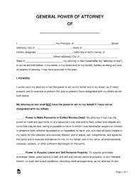 The person authorizing the other to act is the principal, grantor, or donor (of the power). Free Power Of Attorney Forms Poa Pdf Word Eforms