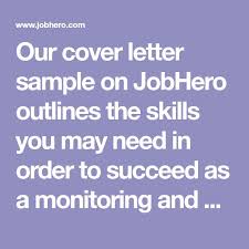 Feb 03, 2015 · jobhero has compiled all of our cover letter examples to this page so that you can find the most useful examples to use as a guidepost for your own. Our Cover Letter Sample On Jobhero Outlines The Skills You May Need In Order To Succeed As A Monitoring And Evaluat Cover Letter Cover Letter Sample Evaluation