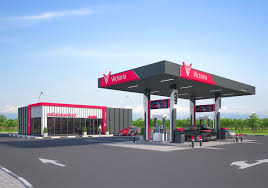 Creation Of Petrol Station Victoria Visual Design On Behance Petrol Station Visual Design Store Architecture