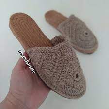 gercek espadril taban ustune tigla orme terlik nazarca com baby knitting patterns terli k tabata