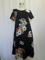 This pencil skirt's waistband flatters all body types and enables the wearer to adjust the length as needed. Nwt Lularoe Xs Jessie Dress Floral With And Similar Items