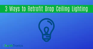 Tablet shaped fluorescent ceiling or wall light. 3 Ways To Retrofit Drop Ceiling Lighting Earthtronics