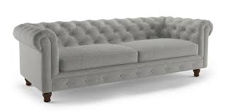 Baxton studio alaise classic grey linen tufted scroll arm chesterfield sofa. Winchester Fabric Sofa Vapour Grey Urban Ladder